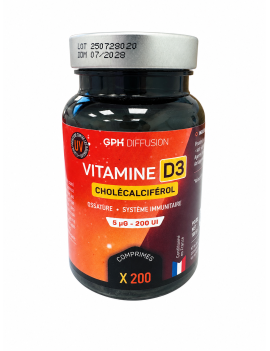 Vitamine D3 - 5 µg -...