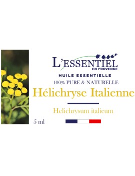 Huile essentielle d'Hélichryse Italienne de Provence bio 2,5ml