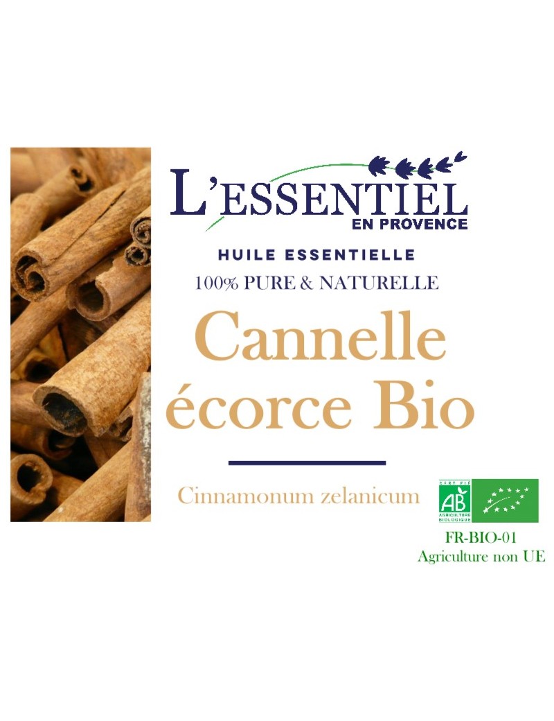 Huile Essentielle De Cannelle écorce Pure - 500 Ml, Origine Madagascar, Fabriqué En France - Neuf