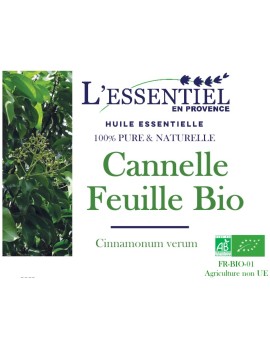 Huile Essentielle de Cannelle - Feuille – Tradition Nature