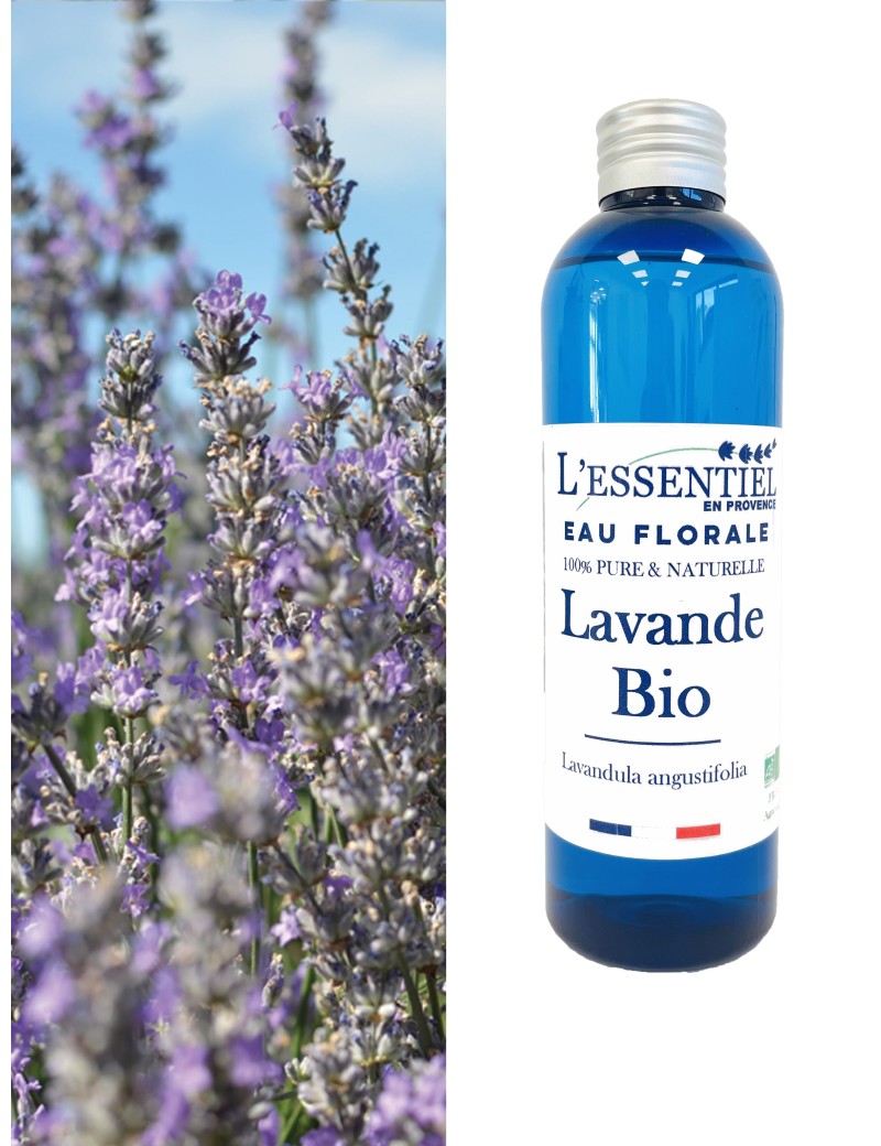 Eau Florale Biologique de Lavande (Hydrolat) - L'essentiel en Provence