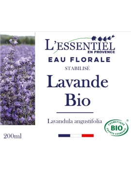 Eau Florale Biologique de Lavande (Hydrolat) - L'essentiel en Provence