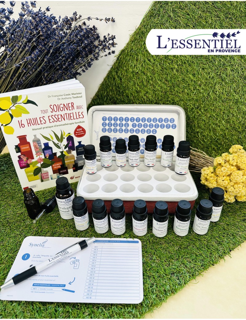 Pack de démarrage Aromathérapie - 16 huiles essentielles indispensables